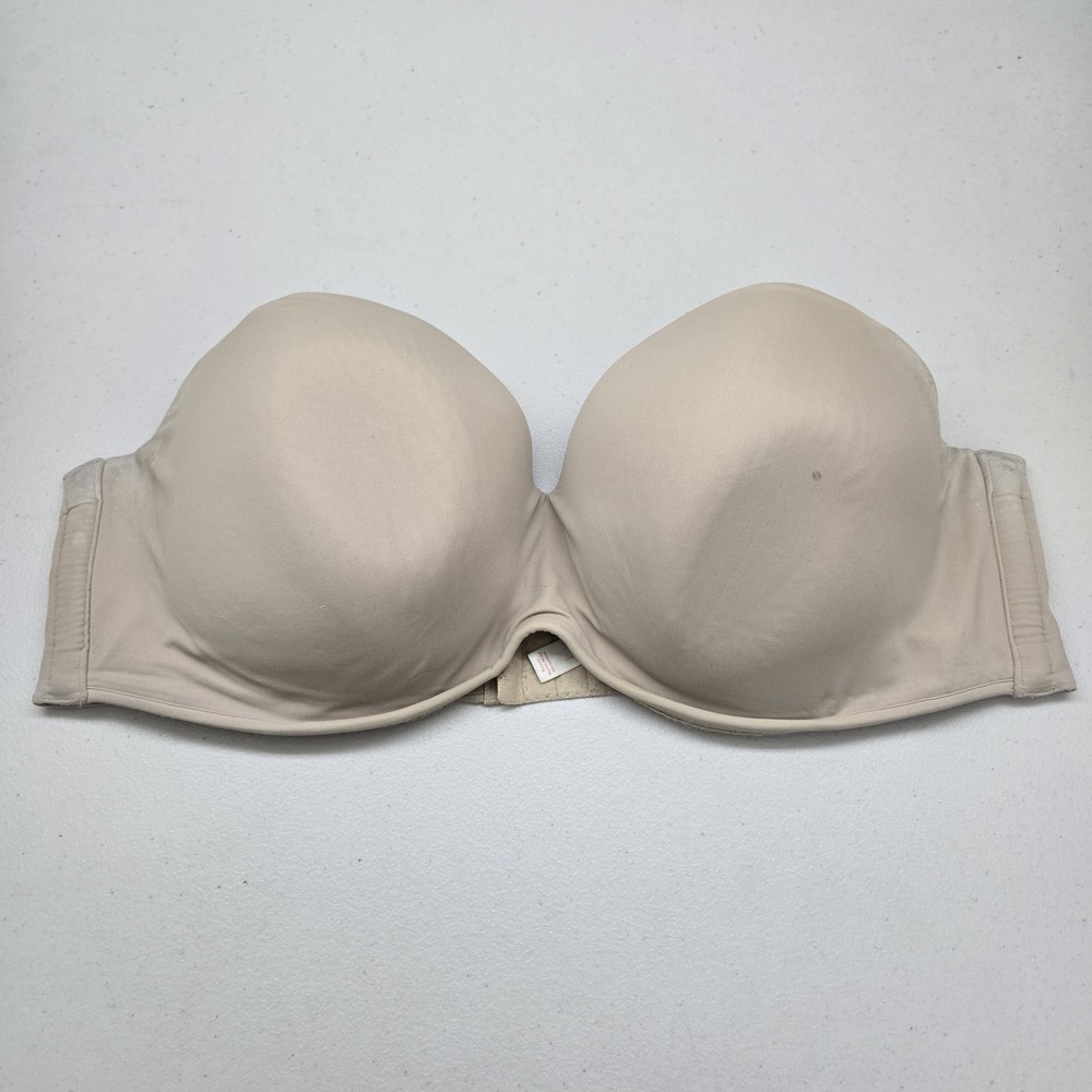 Cacique Women Bra 46DD Beige Boost Multi Way Strapless T Shirt Underwired